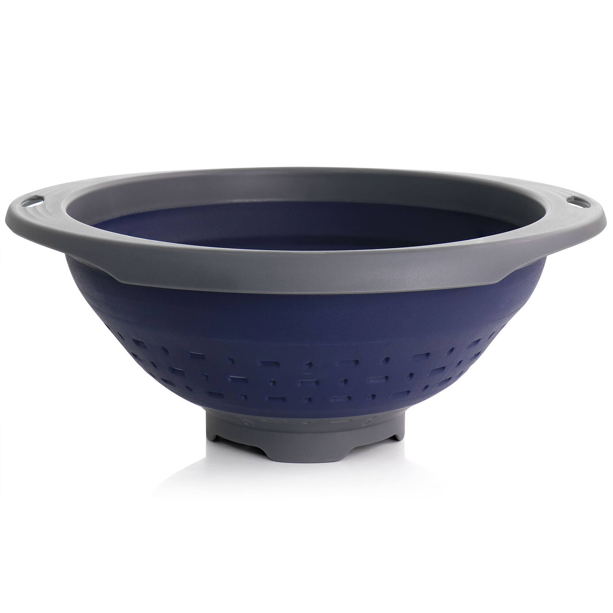Oster Bluemarine Navy Collapsible Polypropylene Colander
